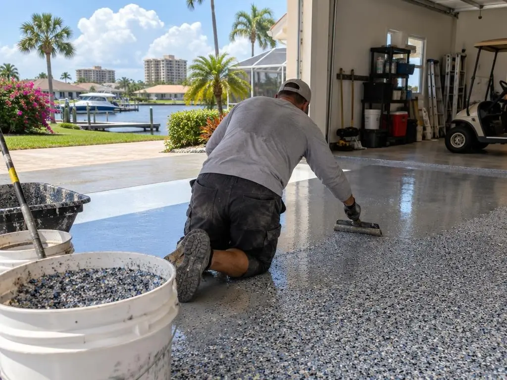 Flake Epoxy Flooring in Fort Myers, FL
